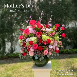 Mother's Day 2026 Edition
Sorprende a Mamá, calendariza su entrega con tiempo.
🛒 Compra desde donde estés, fácil y rápido
aquí: https://tienda.floreriaplaza.com/
¿Prefieres atención personal?
📍 Visítanos: Faja de Oro 204, Lomas de Rosales, Tampico
📞 Llámanos: 833 224 4128, 833 224 4129, 833 224 1144
📲 WhatsApp: https://wa.me/5218331559930
#floreriaplazalomas #floreriaplazaentampico #dígaloconflores #TampicoMadero #ventaenlínea #floresnaturales #mothersday