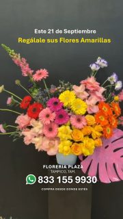 Hoy Domingo Abierto todo el día
Lunes 21 de Septiembre Abierto desde las 7 am
🌻💛 En Florería Plaza ya abrimos agenda de pedidos.
Recuerda que estamos frente a la iglesia en Lomas de Rosales.
¡Pasa por tu arreglo y llévate una sorpresa extra!
Atención inmediata:
📲 WhatsApp: https://wa.me/5218331559930
#FloresAmarillas #21DeSeptiembre #FloreriaPlaza #RegaloSorpres